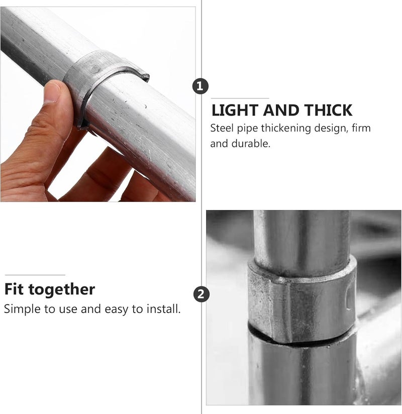 DOITOOL 6 Pcs Scaffolding pins 1 3/8 inches Heavy Duty Scaffolding Coupling Pins Spring Locking Scaffold Retainers Accessories for Connection and Stability - Image 4